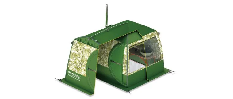 MB10A用フライシート、二重構造で保温性を高める前室